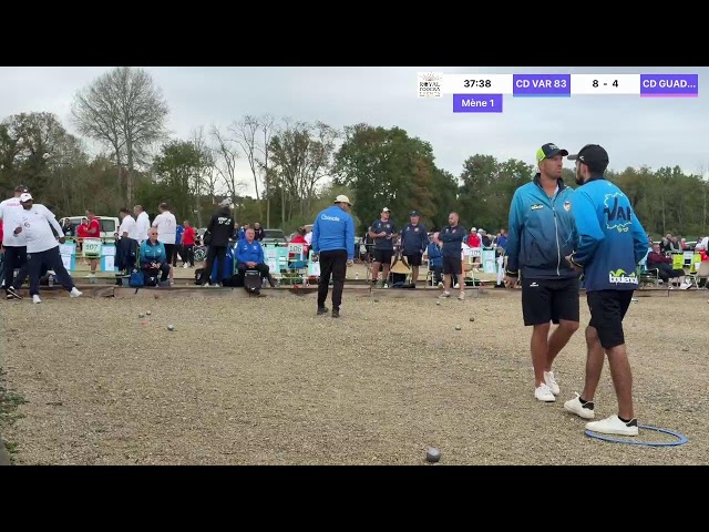 Championnat de France Doublette CD VAR 83 VS CD GUADELOUPE 971