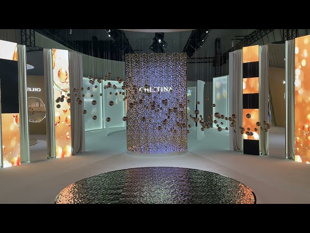 CHLITINA Dealer Summit — Kinetic Mirrored Sphere Array over a Water Feature | MLABART