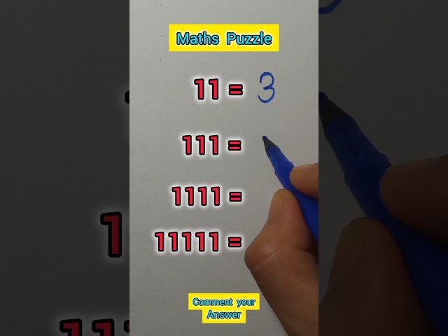 Maths Puzzle #shorts #learnwithjasmine