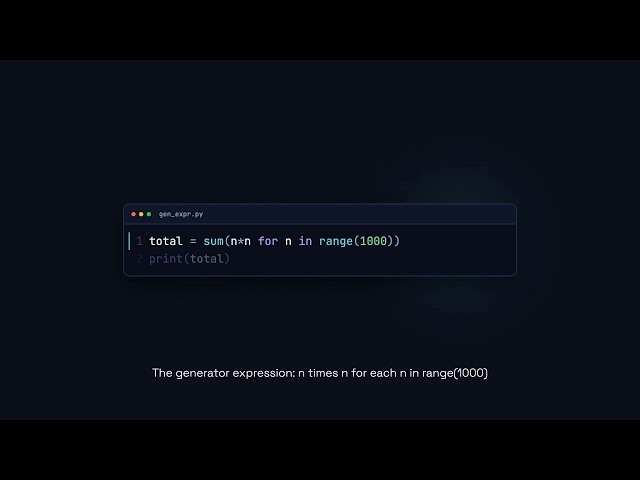 Generator Expressions - Python for Beginners