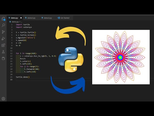 Python Graphics Animation Tutorial Design ./coding video / animation design /#coding #viral