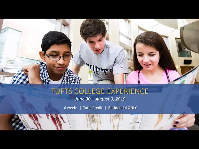 Tufts University Pre College STEM Programs for high schoolers