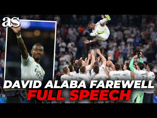 DAVID ALABA's FULL FAREWELL at the BERNABÉU | EMOTIONAL MOMENT