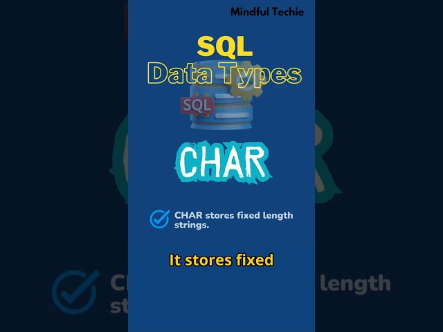 String Databases types in SQL - Char,  Varchar ,  Nvarchar