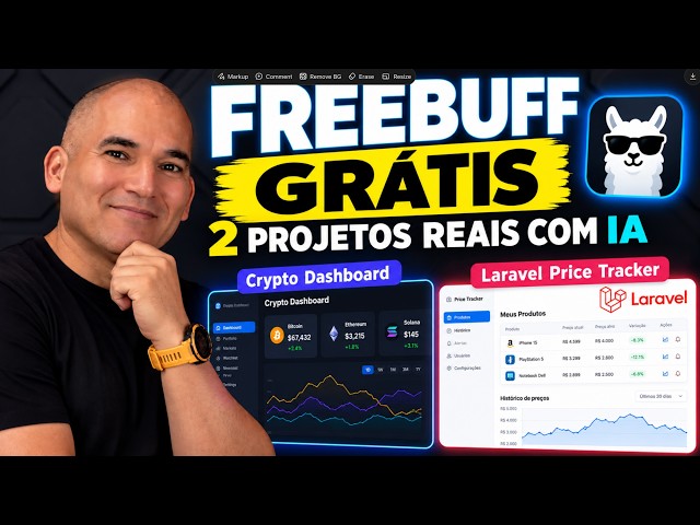 FreeBuff GRÁTIS: 2 Apps com IA usando React e Laravel