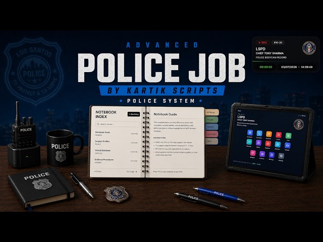 Advanced Police System | Kartik Scripts