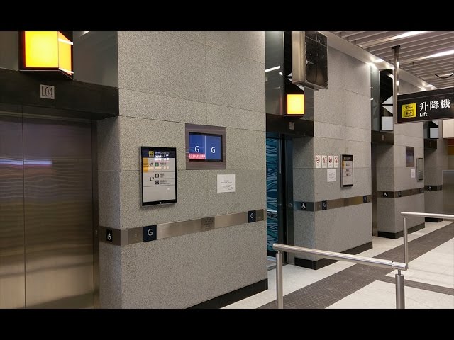 利東站的高運量升降機　High Capacity Lifts at Lei Tung Station