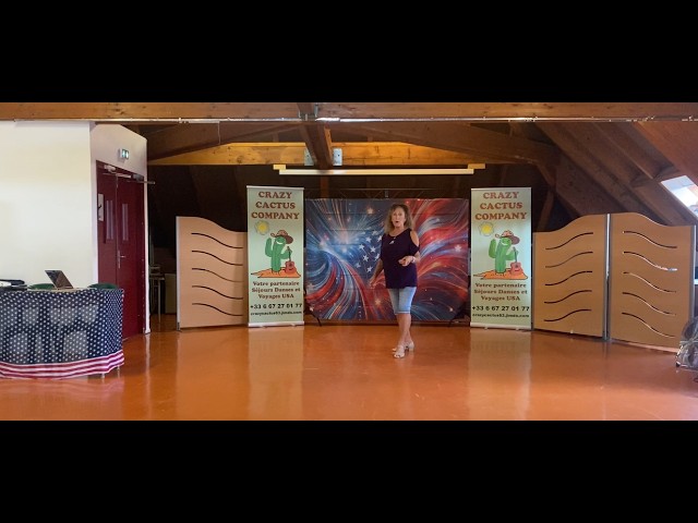 Thunderstruck Line Dance Tutorial by Kate Sala