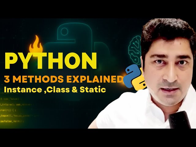 Instance , Class & Static Methods | Euron