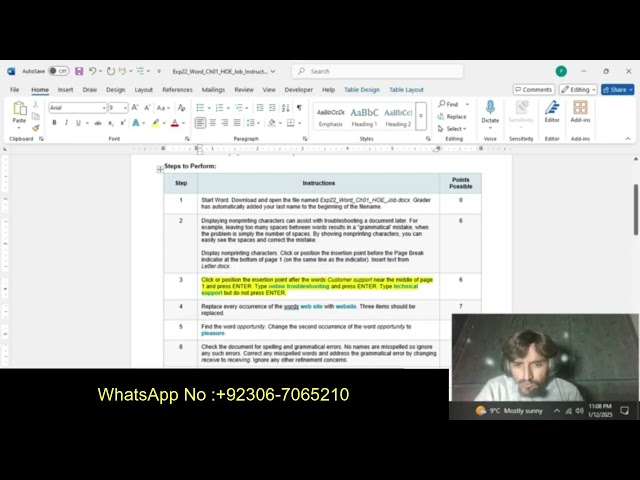 word chapter 1 |Exp22 Word Ch01 HOE Job | Exp22_Word_Ch01_HOE_Job | PEARSON MYITLAB