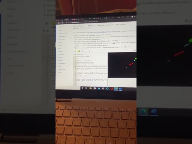 Unit vectors in VPython