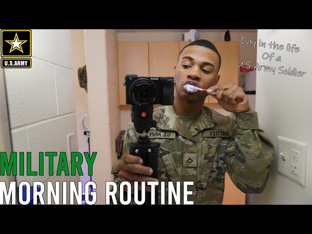 Military Morning Routine | Day in the Life of a Army Soldier