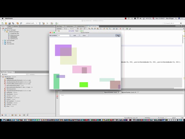 Java for 1GIG - Move graphical objects with Timer