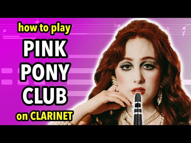 How to play Pink Pony Club on Clarinet | Clarified