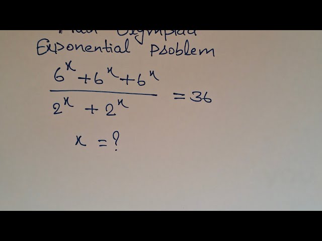 A Nice Exponential Problem #Math Olympiad# Exponential logical question 