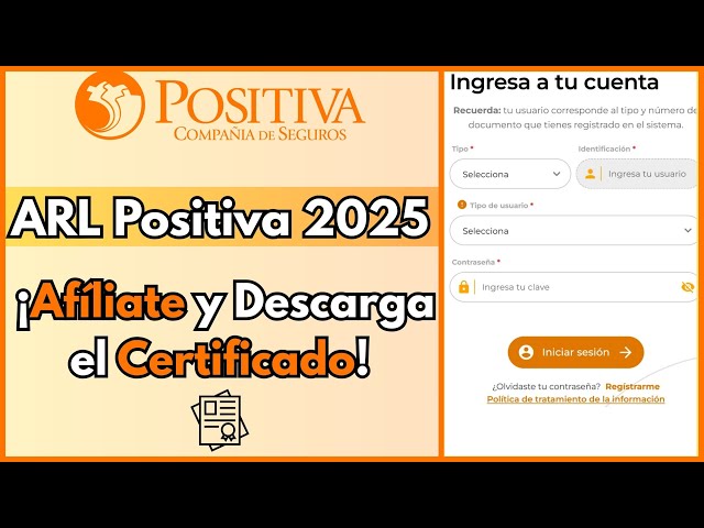 How to Join ARL Positiva and Download the Certificate [Updated 2025]