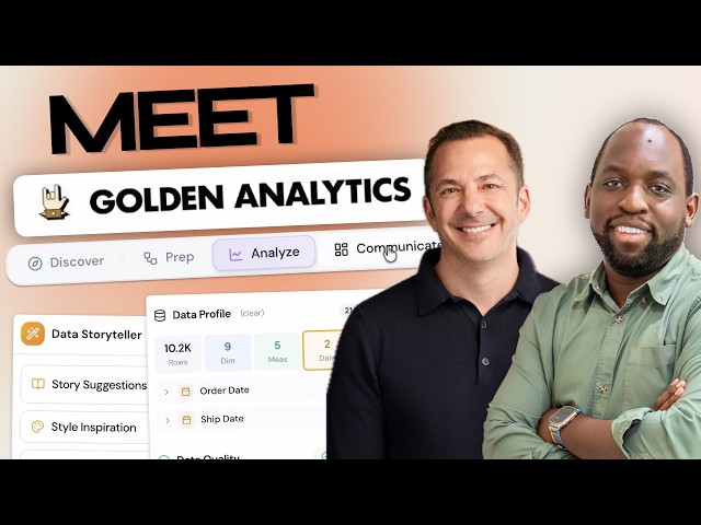 Meet Golden Analytics, an AI-Native BI tool: With Francois Ajenstat