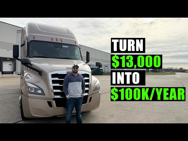 How to Start a Trucking Company with $13,000 in 2026
