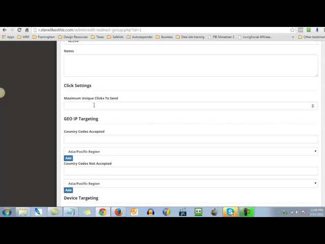 adding geo targeted links