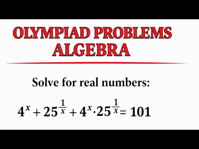 OLYMPIAD ALGEBRA | Solve This INSANE Exponential Equation Challenge | Harvard Math Trick Revealed!