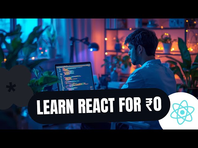 How I Learned React for ₹0 (2025 Beginner Roadmap)