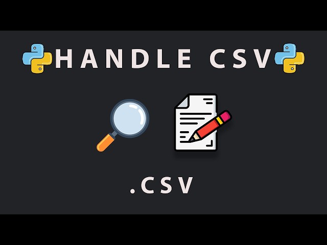 Python CSV File Handling Full Tutorial | Read, Write & Append CSV Files
