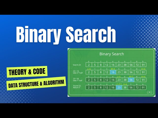 Binary Search Algorithm | Data Structure & Algorithm | Bangla Tutorial