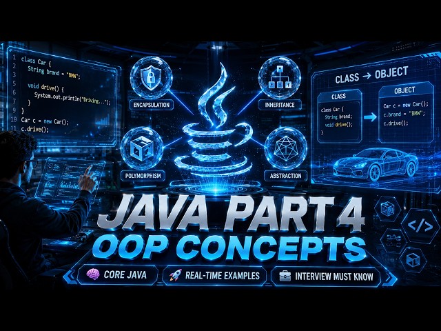 Java OOP Concepts in Tamil | Part 4 | Complete OOP Explained ||#trending #oopsconcept #javafree