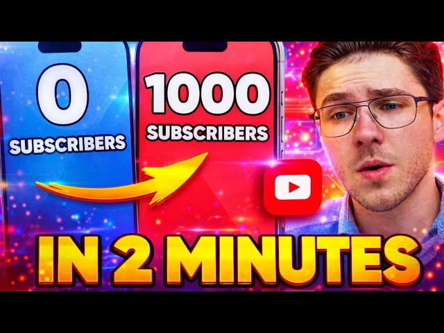 HOW TO GET SUBSCRIBERS ON YOUTUBE FAST IN 2026 | GROW 1000 YOUTUBE SUBSCRIBERS IN 2 MINUTES