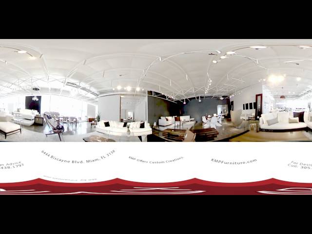 360VR Virtual Tour Modern Furniture Showroom Miami Part 1