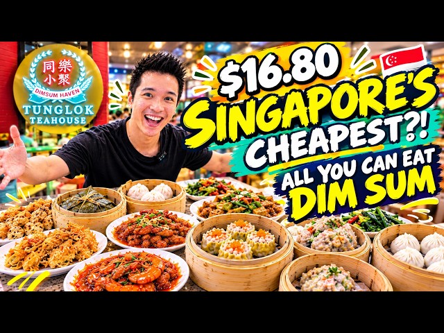 $16.80 UNLIMITED Dim Sum?! Singapore's Cheapest All You Can Eat Dim Sum Buffet!