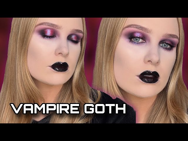 Vampire Goth Makeup Tutorial | Blendbunny Diabla palette 