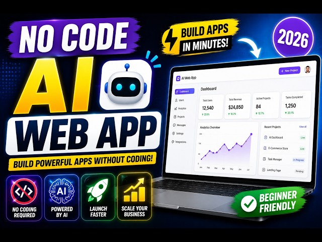 Top 10 No-Code AI Web Apps That Build Apps in Minutes (2026)