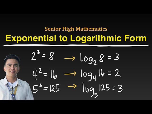 How to Convert Exponential to Logarithmic Form