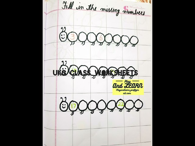 #diyworksheet #ukgkids