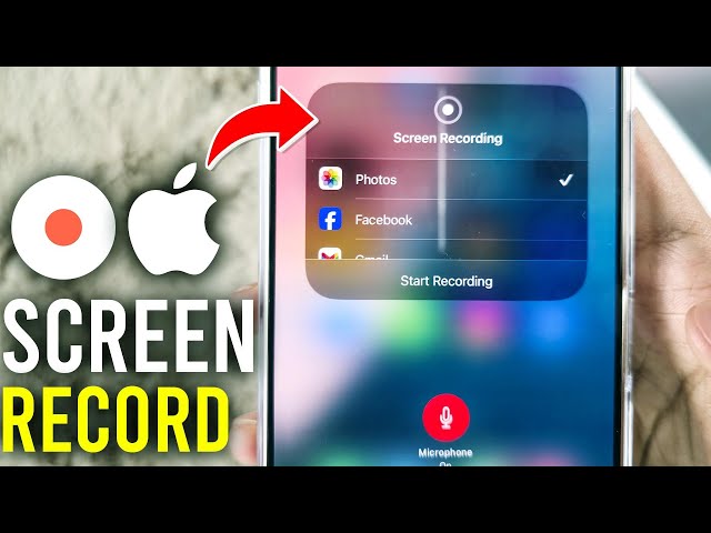 How to screen record in iphonw with audio - Full Guide