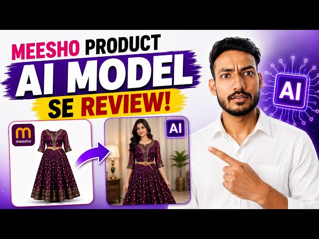 AI Se Meesho👗Product Review Video Kaise Banaye? 😱| Full Tutorial