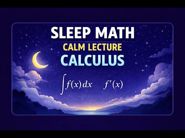 Fall Asleep Learning Calculus Intuitively | Functions, Limits and Continuity Explained Calmly