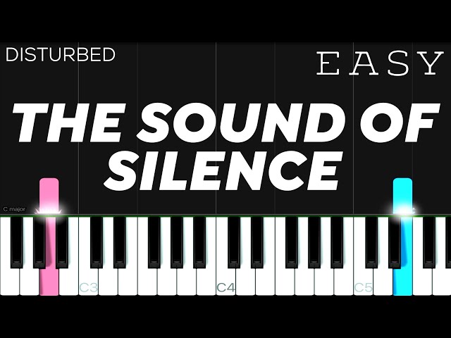 Disturbed / Simon & Garfunkel  - The Sound of Silence | EASY Piano Tutorial