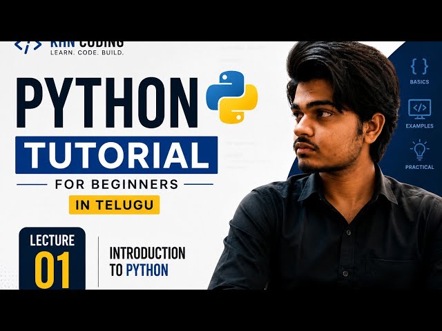 Python Tutorial for Beginners | Lecture 1 | Introduction to Python | KHN Coding