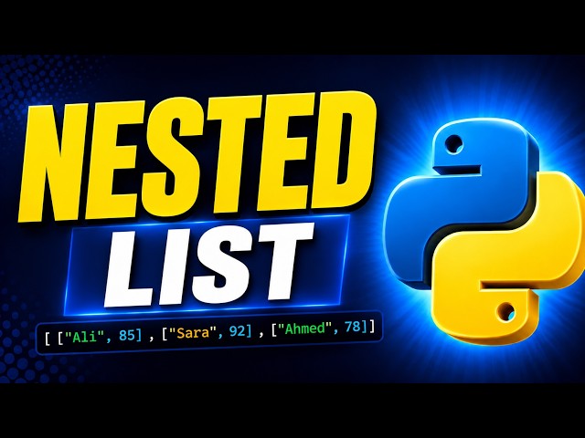 Nested Lists in Python | list inside list |  Python Lists for Beginners | python for beginners