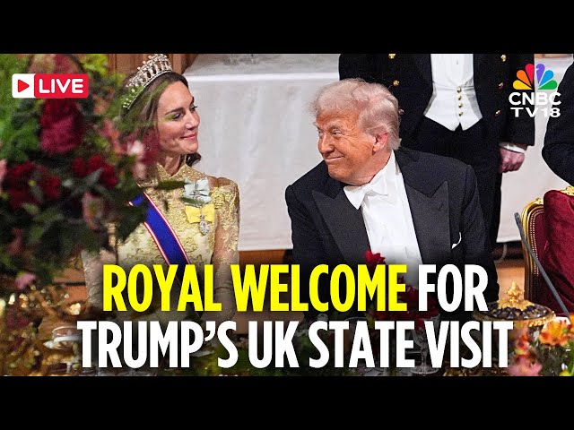 LIVE: President Trump Makes Unprecedented Second State Visit to UK | Trump Meets King Charles | N18G