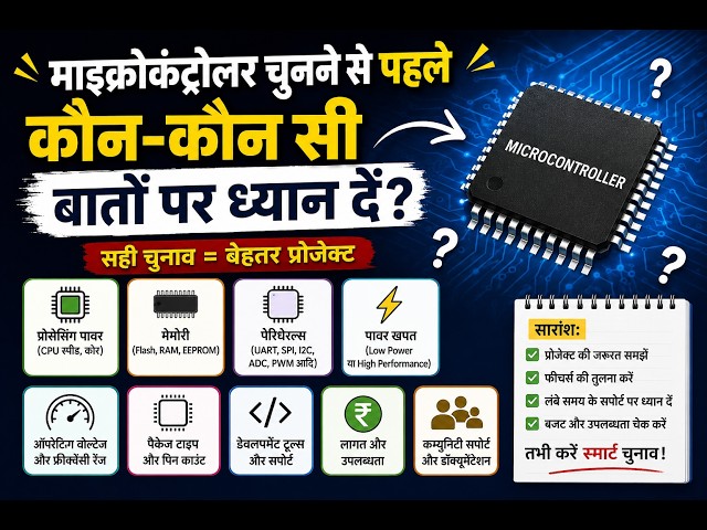 Advantages of microcontroller | Considerations before choosing a controller