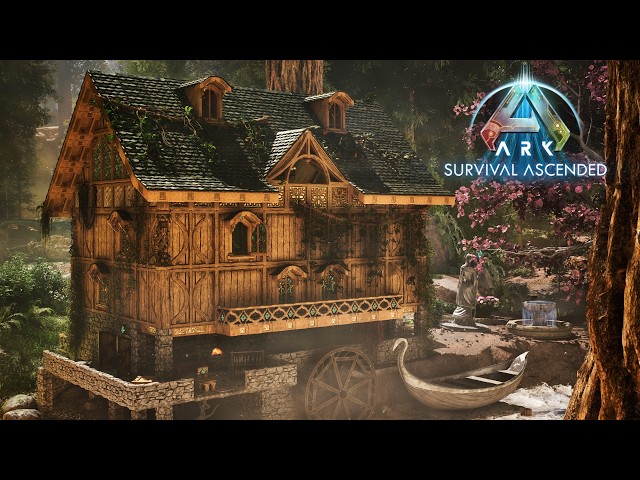 Building a cute Amberveil Cottage - ARK: Survival Ascended