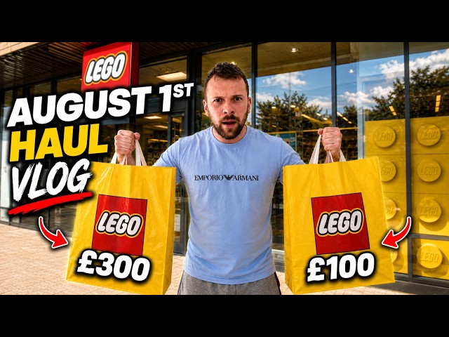 I Bought WAY Too Much LEGO on August 1st Release Day!