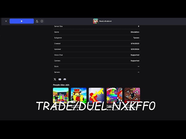 🔴 LIVE Roblox Steal Brainrot 🔥 Trade + Duel + PvP Battles | GoodTk