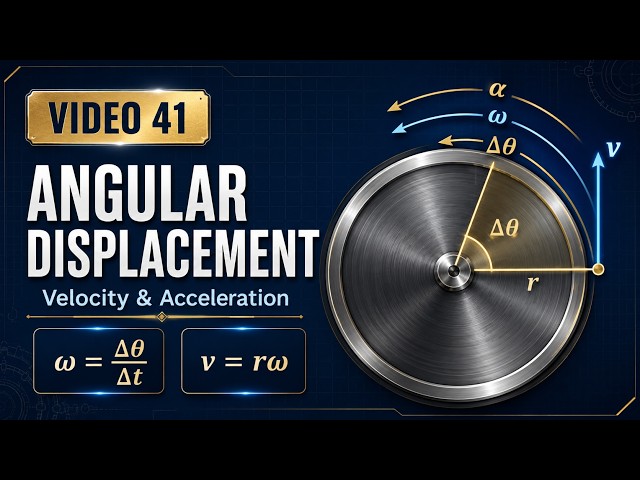 41 Angular Displacement, Velocity, & Acceleration