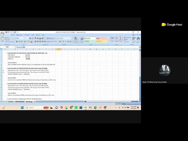 NOV 2026 SBR - GROUP ACCOUNT CLASS 1