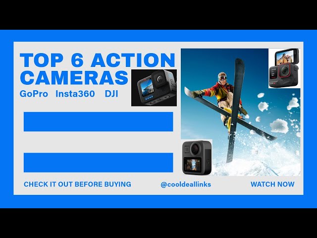 Best Action Cameras - GoPro Insta360 DJI. Links in Description