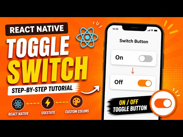 How to Create a Toggle Switch in React Native Android App | Step-by-Step Guide | IT WALA
